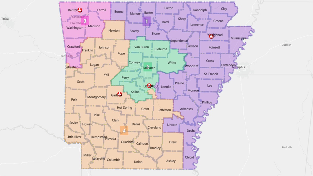 2022-Arkansas-District-Map